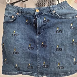 Cakeworthy HarryPotter Denim Skirt